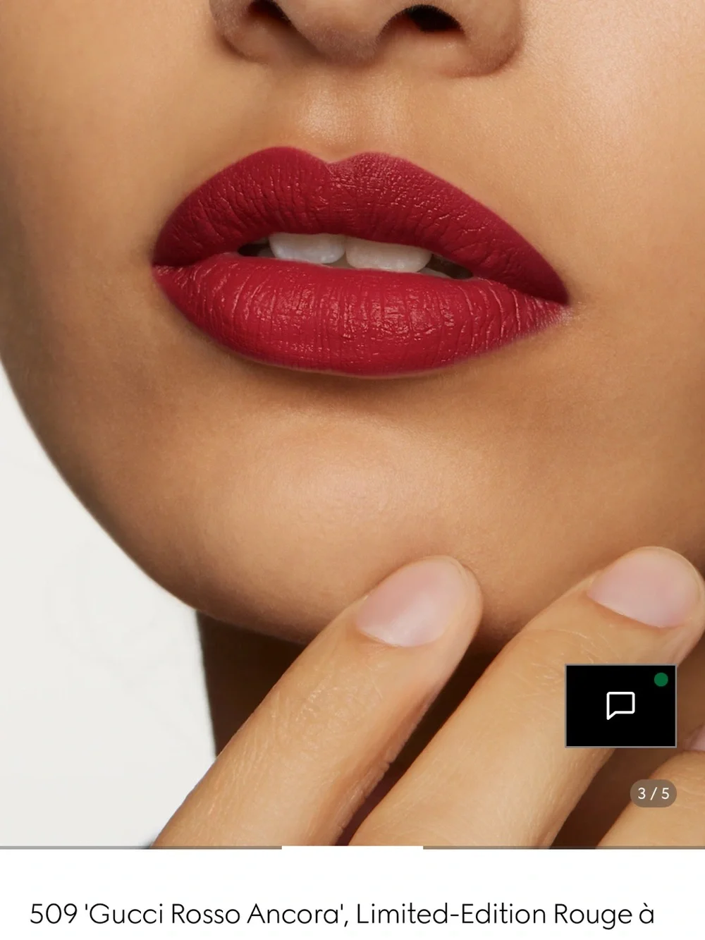 Gucci Rouge 509 Ancora Red Matte Lipstick